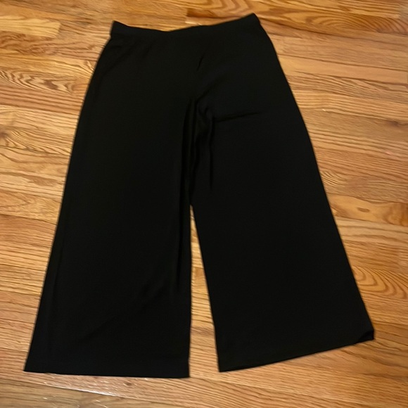 AGB Women’s Wide Leg Ankle Dress Pants Size Petite Large - Picture 1 of 6